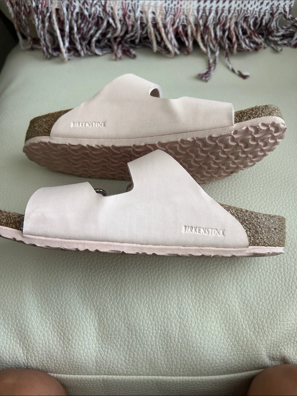 Light Rose Tonal Birkenstock Sandals